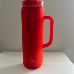 NWT Starbucks Handle Bottle Neon Coral